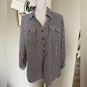 Studio Works Striped Blouse